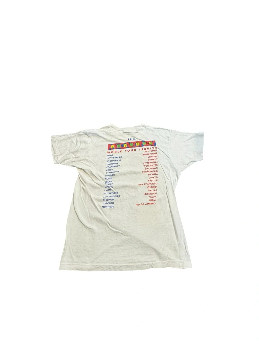 Vintage Paul McCartney 89-90 World Tour T Shirt SZ LG - Picture 2 of 5